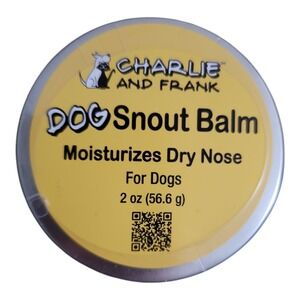 Charlie and Frank Dog Snout Balm Moisturizes Dry Nose For Dogs‎ 2 oz